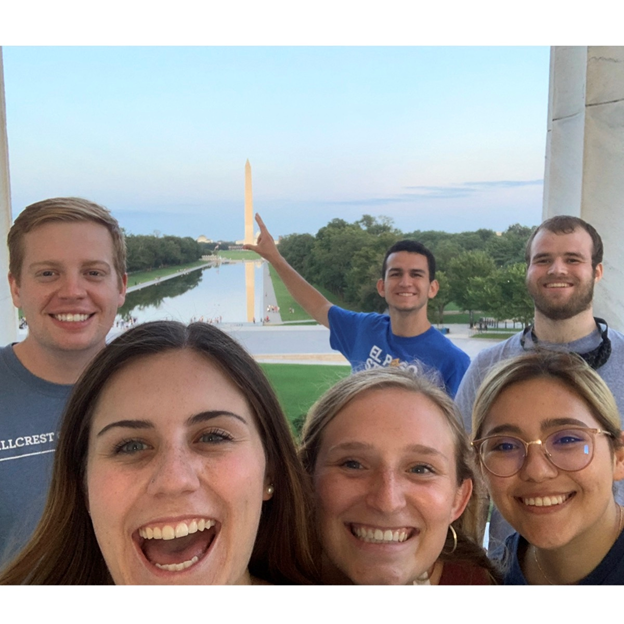 TamuANRP's tweet photo. While being a virtual hill ANRP intern, Zenaida Alaniz has still been able to fully experience living and working in DC. Living with other virtual interns makes work easier and exploring the city is a weekly activity! #aggieinternlife #aggiesimpactpolicy #aggiesonthehill https://t.co/oKTPRM4SVX