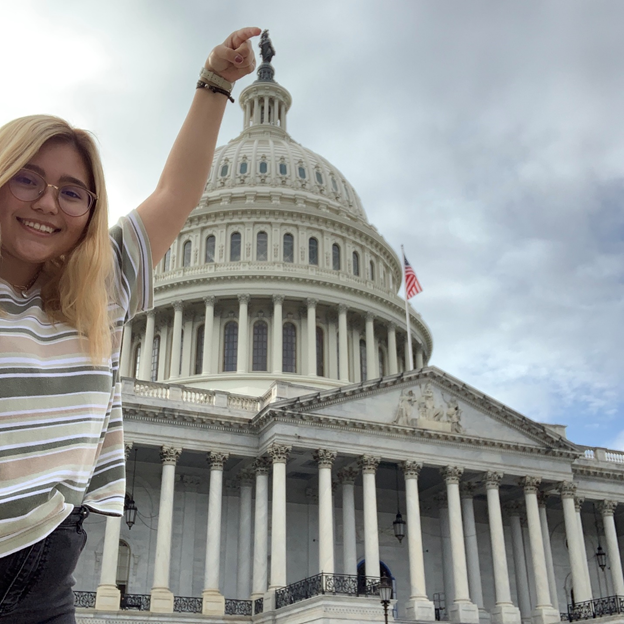 TamuANRP's tweet photo. While being a virtual hill ANRP intern, Zenaida Alaniz has still been able to fully experience living and working in DC. Living with other virtual interns makes work easier and exploring the city is a weekly activity! #aggieinternlife #aggiesimpactpolicy #aggiesonthehill https://t.co/oKTPRM4SVX