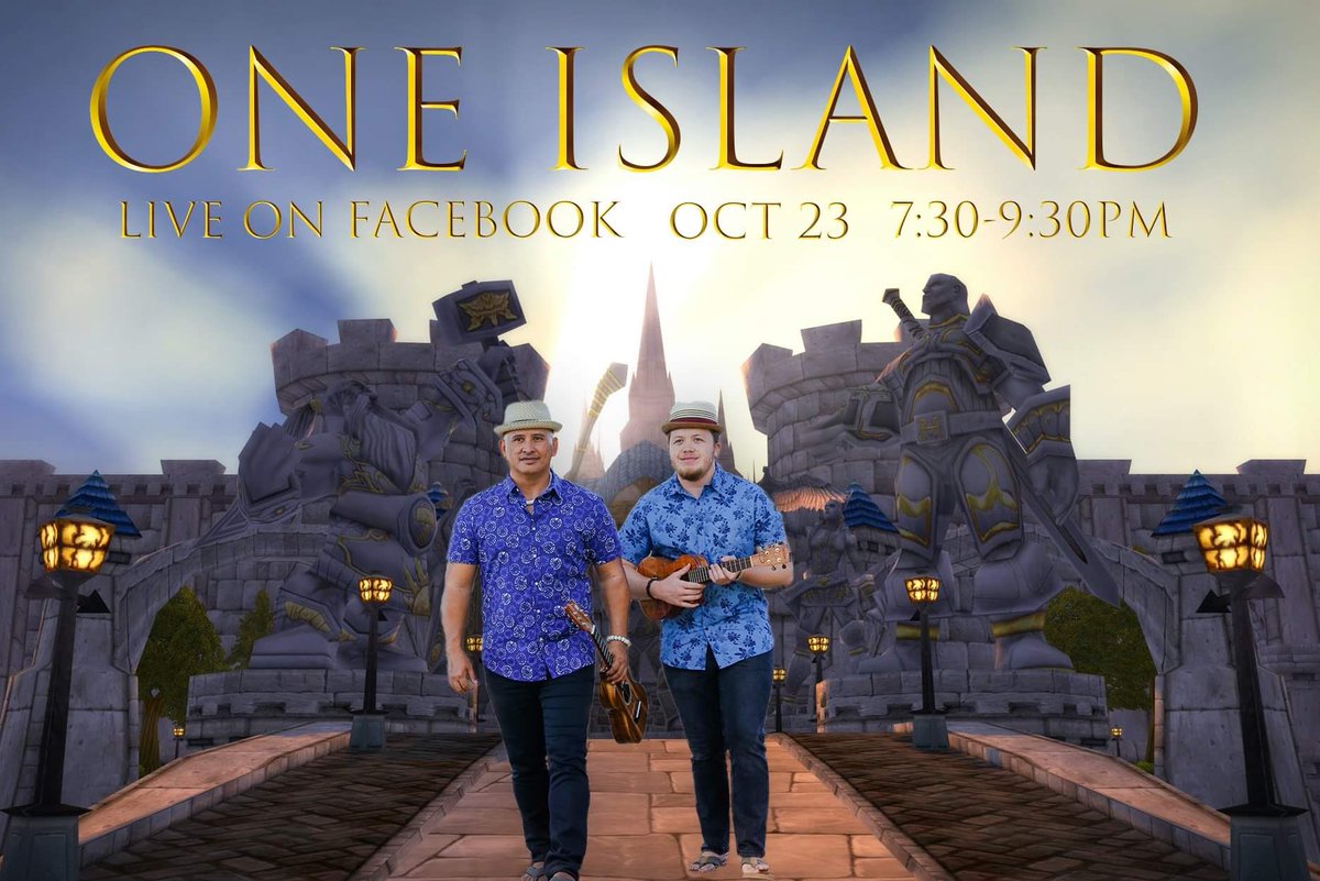 Going LIVE tonight on our Facebook Page from 7:30-9:30pm PST ❤️🤙 whos coming! 

facebook.com/oneislandtgeba…
.
#oneislandtheband #facebooklive #livemusic #hawaiian #ukulele
