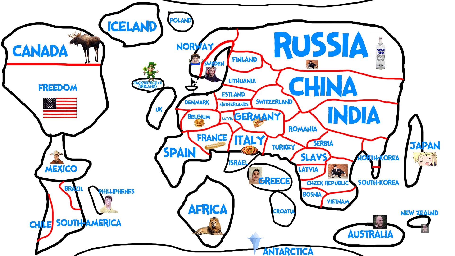 Dani on Twitter "tried making a world map on stream, pretty happy with