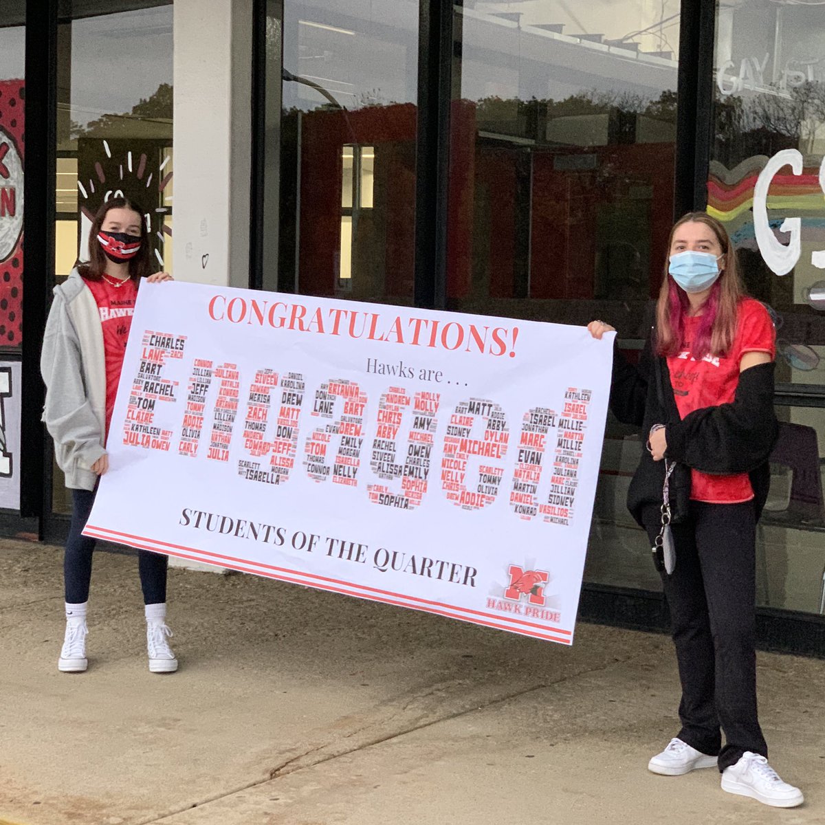 gsregalado's tweet photo. Hawk Pride Student of the Quarter Parade. Congrats! @Maine_South @MSHawkPride #207Now https://t.co/hl5JLB5ZRL
