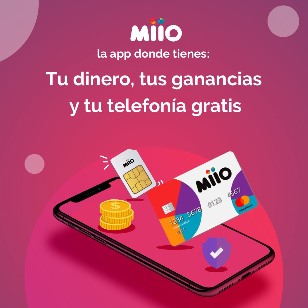 miio_mx's tweet photo. Miio es la única fintech mexicana con la que proteges tu dinero sin comisiones, ganas por por pagar y tienes telefonía gratis cada semana. 🏧 💳  🤳 

Descarga la app en📲:https://t.co/kr4kIMEebV https://t.co/jlKPRfD5QB