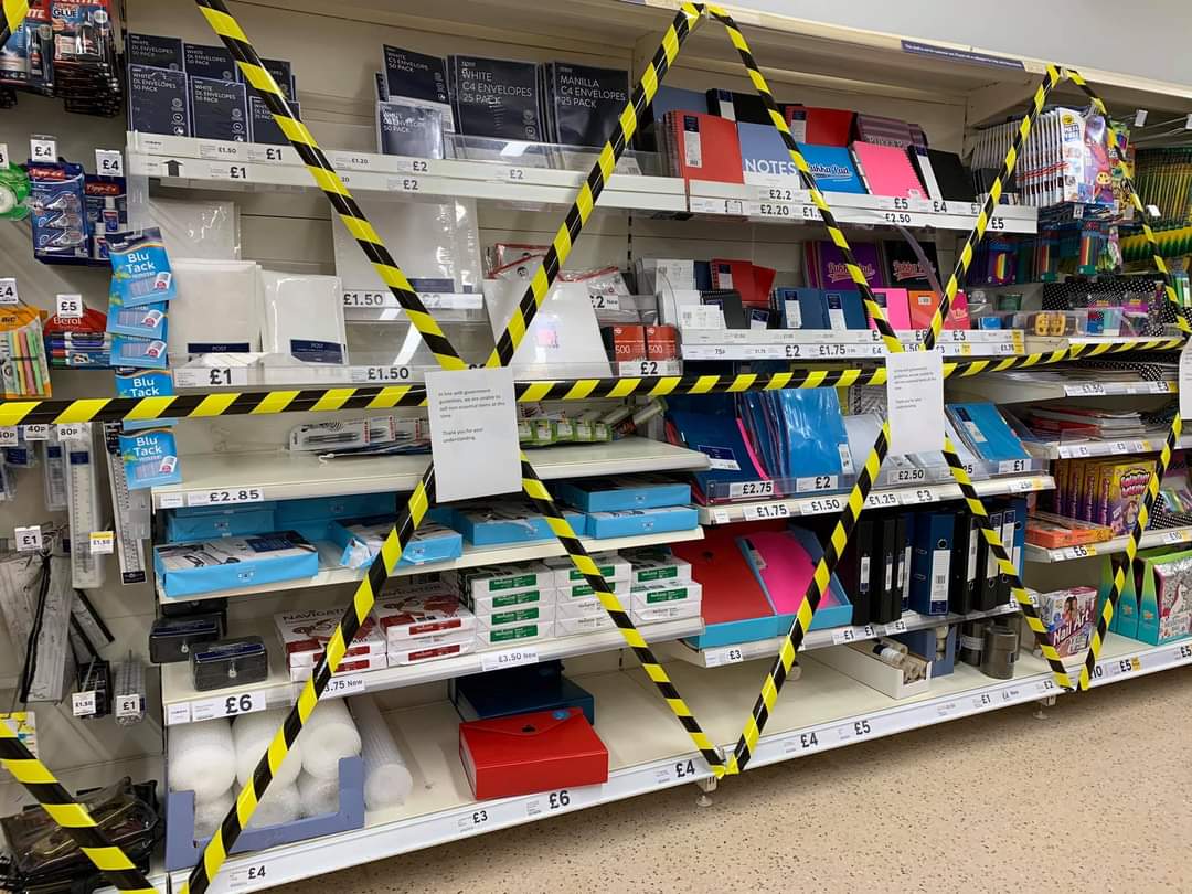 LizBurke84's tweet image. Alcoholics can fill their trollies no questions asked. A year 11 child can&apos;t buy further resources as its considered unessential? Yet another week off during their GCSEs and they can&apos;t even access what they need. It&apos;s absolutely absurd. I&apos;m disgusted!