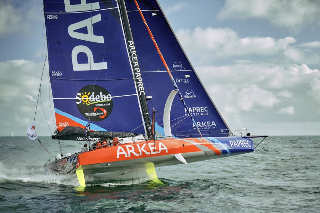 olivierbillion's tweet photo. @SebastienSimon_ @VendeeGlobe Une belle sortie en tout cas et nous sommes fiers de t’accompagner @GroupeDubreuil https://t.co/8AhWTLAaii