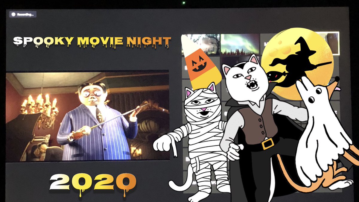 We couldn't have our Halloween party this year, but it was so great to see everyone at our first ever Spooky Movie Night!  We are already planning our next movie night!  You all are AWESOME! 

#westviewmsband 
#spookymovienight
#theaddamsfamly
<a href="/Westview_MS/">Westview MS</a> 
<a href="/PfISDfinearts/">PfISD Fine Arts</a> 
<a href="/pfisd/">Pflugerville ISD</a>