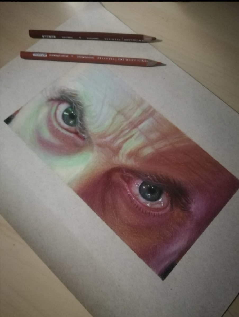 jamiebevan93's tweet photo. @bigfinish Been a while since I picked up the pencils (thanks, work! 😭). This is probably my favourite drawing - with my fave Doctor... #AttackEyebrows https://t.co/ElLpdGcsmA