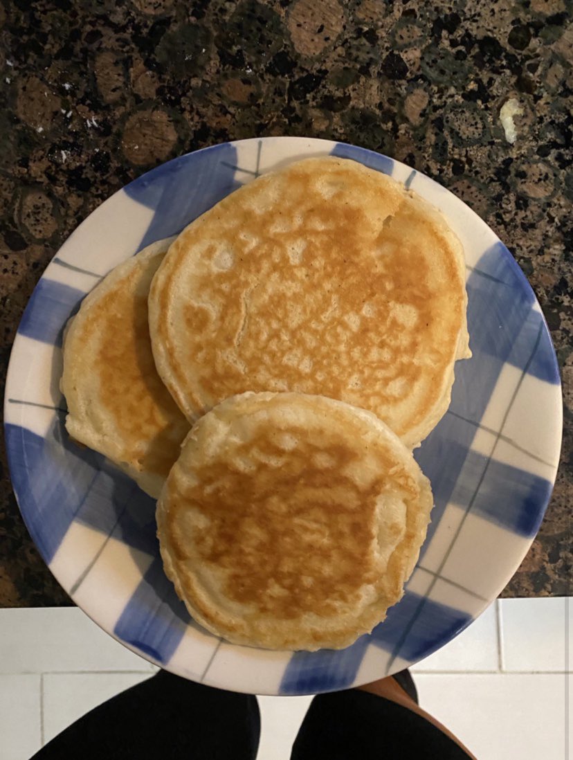 mrsmeyerstp's tweet photo. Another successful day of remote cooking. Today pancakes were on the menu 🥞 https://t.co/xnXI3w2Gco