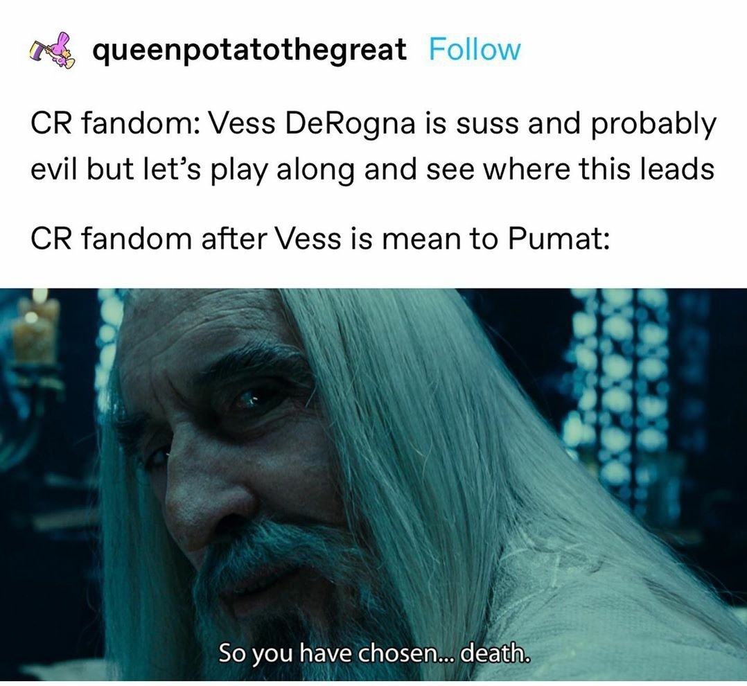 The_BlueMermaid's tweet photo. Do not screw with my Pumat
#criticalrole #criticalrolememes #pumat https://t.co/IIStwmvk8n