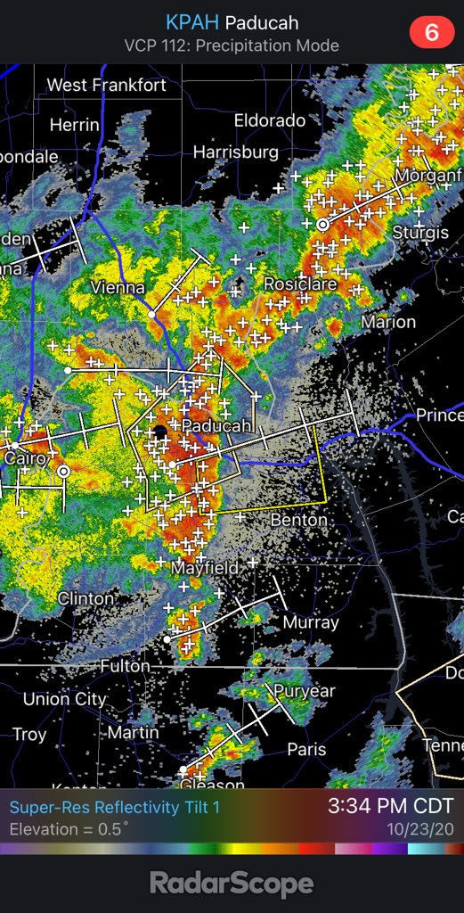 LilTym687's tweet photo. West of Christian and Trigg counties.. I have been noticing some signs of rotation with this storm so I will continue to keep a close eye on it!!!

This storm is moving due East at around 40mph severe thunderstorm warning continues until about 4:15pm #KYWX #STORM12ALERT https://t.co/TojAPbBp7W