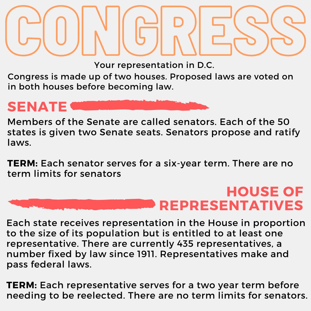 Ever wonder what the people you vote for do? We’ve put together a guide to help you understand the federal and state positions on the ballot and how they serve us. 🏛(Part 1/2) 
#ballot #votingguide #Vote2020 #Election2020