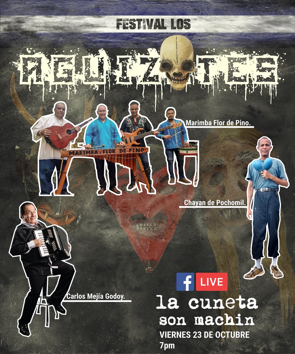 Carlos Mejia Godoy (@carlosmejiago) on Twitter photo Concierto virtual Festival los Agüizotes
Hoy en el facebook de <a href="/LaCunetaNic/">La Cuneta Son Machín</a>
7pm (Hora de Nicaragua) Concierto virtual Festival los Agüizotes
Hoy en el facebook de <a href="/LaCunetaNic/">La Cuneta Son Machín</a>
7pm (Hora de Nicaragua)