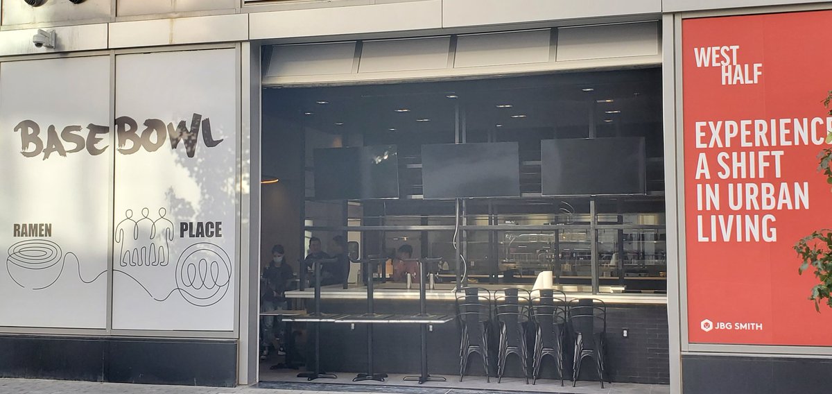 Base Bowl coming along nicely... Looks like they'll be next to open at <a href="/westhalfapts/">West Half</a>. <a href="/JDLand/">JDLand</a> <a href="/eat_dc/">Eat DC</a>