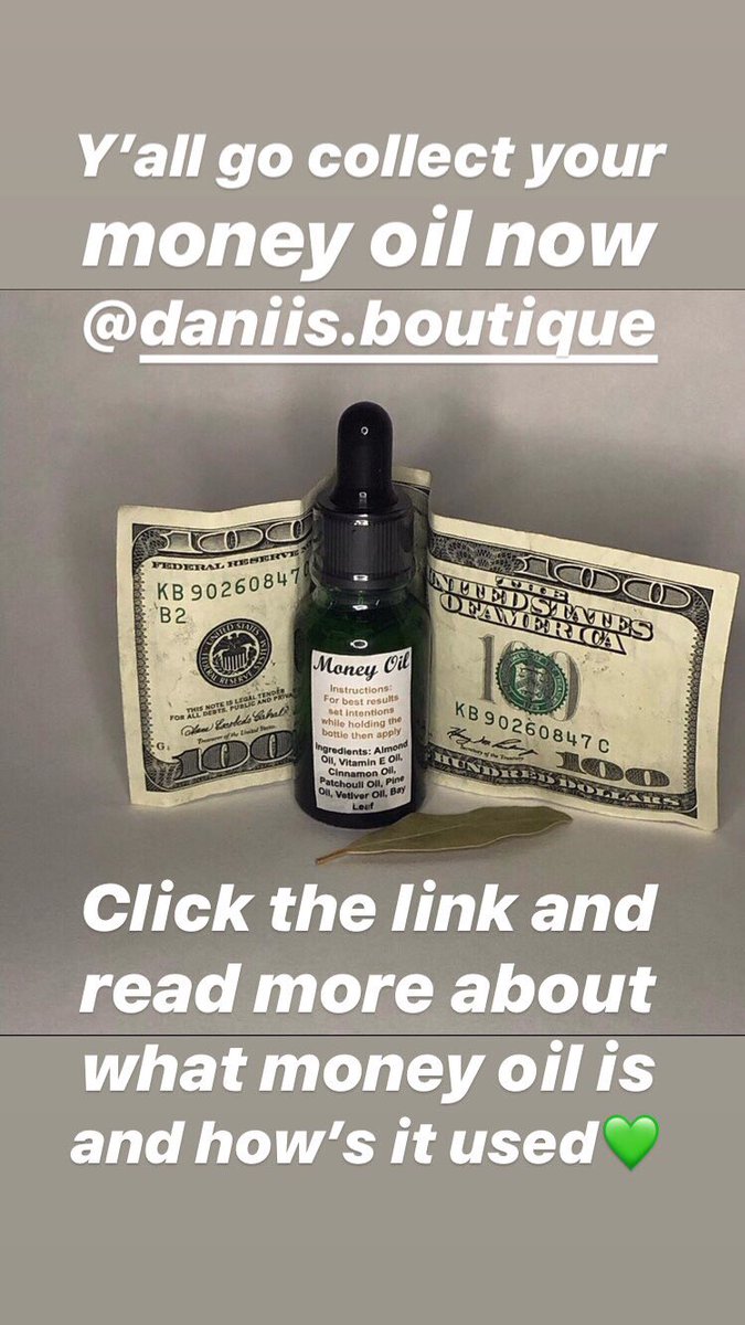 daniibooo143's tweet image. Introducing  Danii’s Boutique Money Oil🤑 Click the Link to learn more on how to increase your income with money oil💕PLEASE RT‼️
#moneyoil #BlackOwnedBusiness 
daniisboutique.com