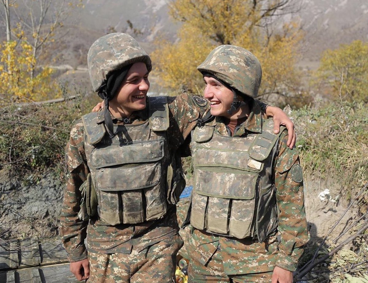 cameliiiia_'s tweet photo. “The true soldier fights not because he hates what is in front of him, but because he loves what is behind him.” #PeaceforArmenians #StopAliyev https://t.co/kACb9q5ZnR