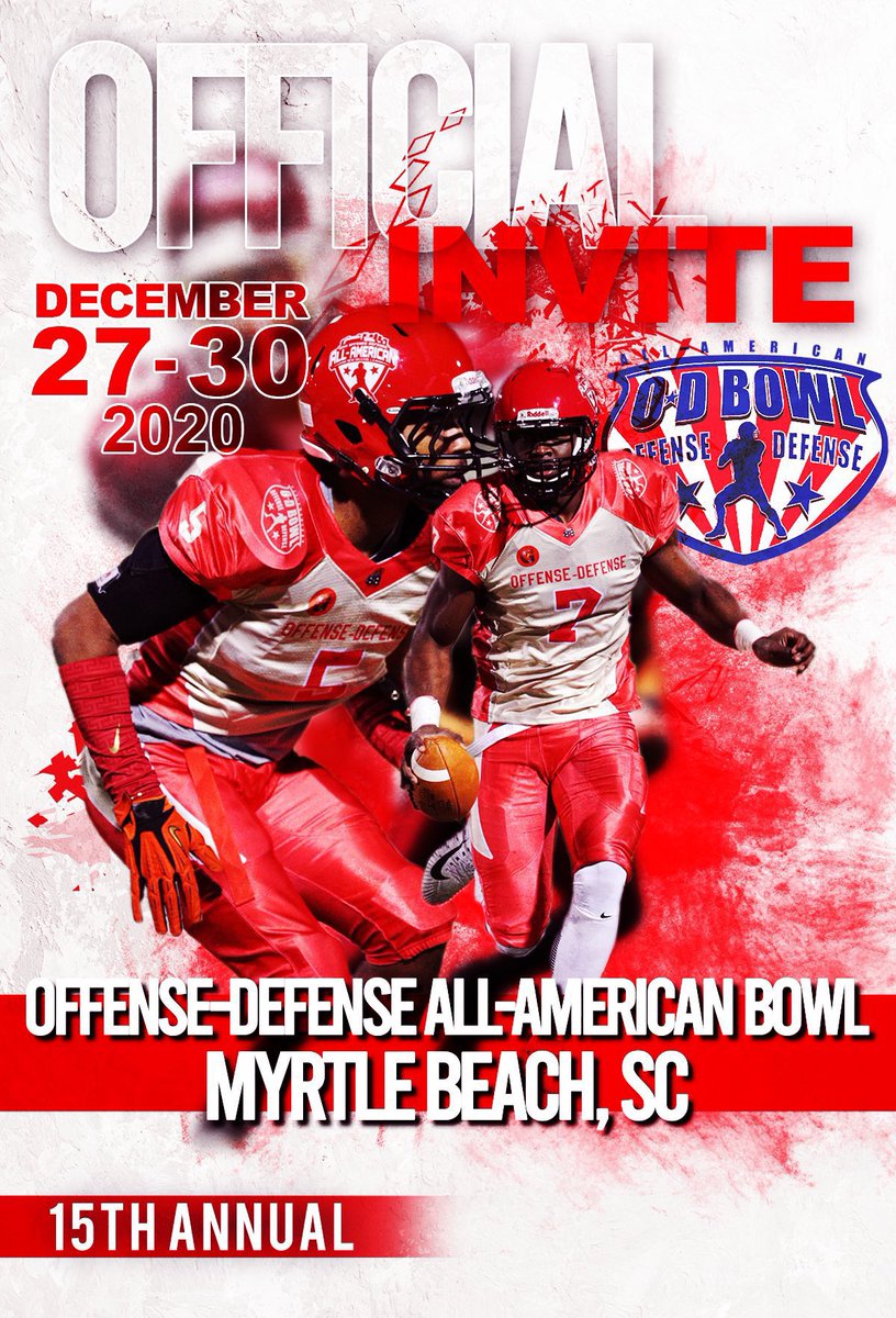 KeavianL's tweet photo. Blessed to be invited to play in the 15th annual OD All American Bowl🔥 @ODFBall https://t.co/pFs2y3mG0f