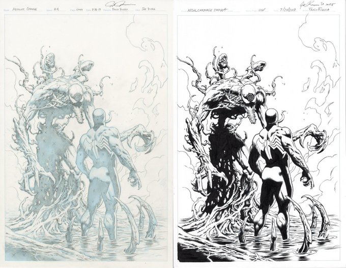 Friendly reminder than you can find my (and my Dad's) original art at @splashpageart. While covers ain't exactly cheap, there are lots of interior pages that are *relatively* affordable: https://t.co/0oGUgEex0Q 