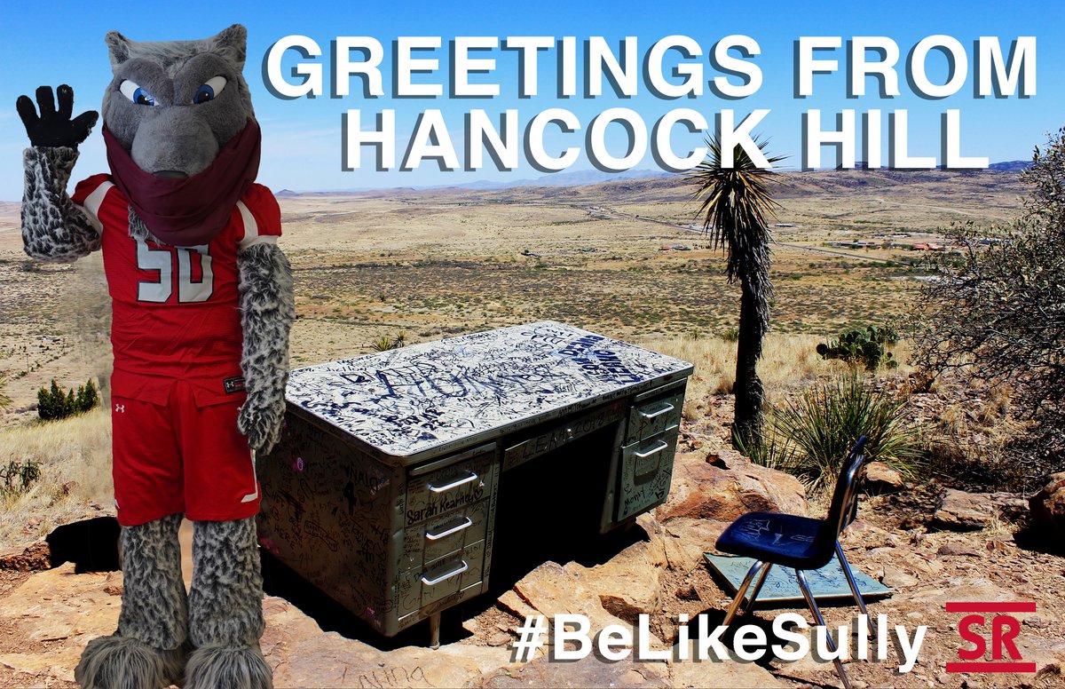 sul_sports's tweet photo. Sully doesn't need to leave Alpine to find adventure.
Explore around campus. Stay safe. Be like Sully.
#SRSU #BeLikeSully https://t.co/cTq0jEBrYB