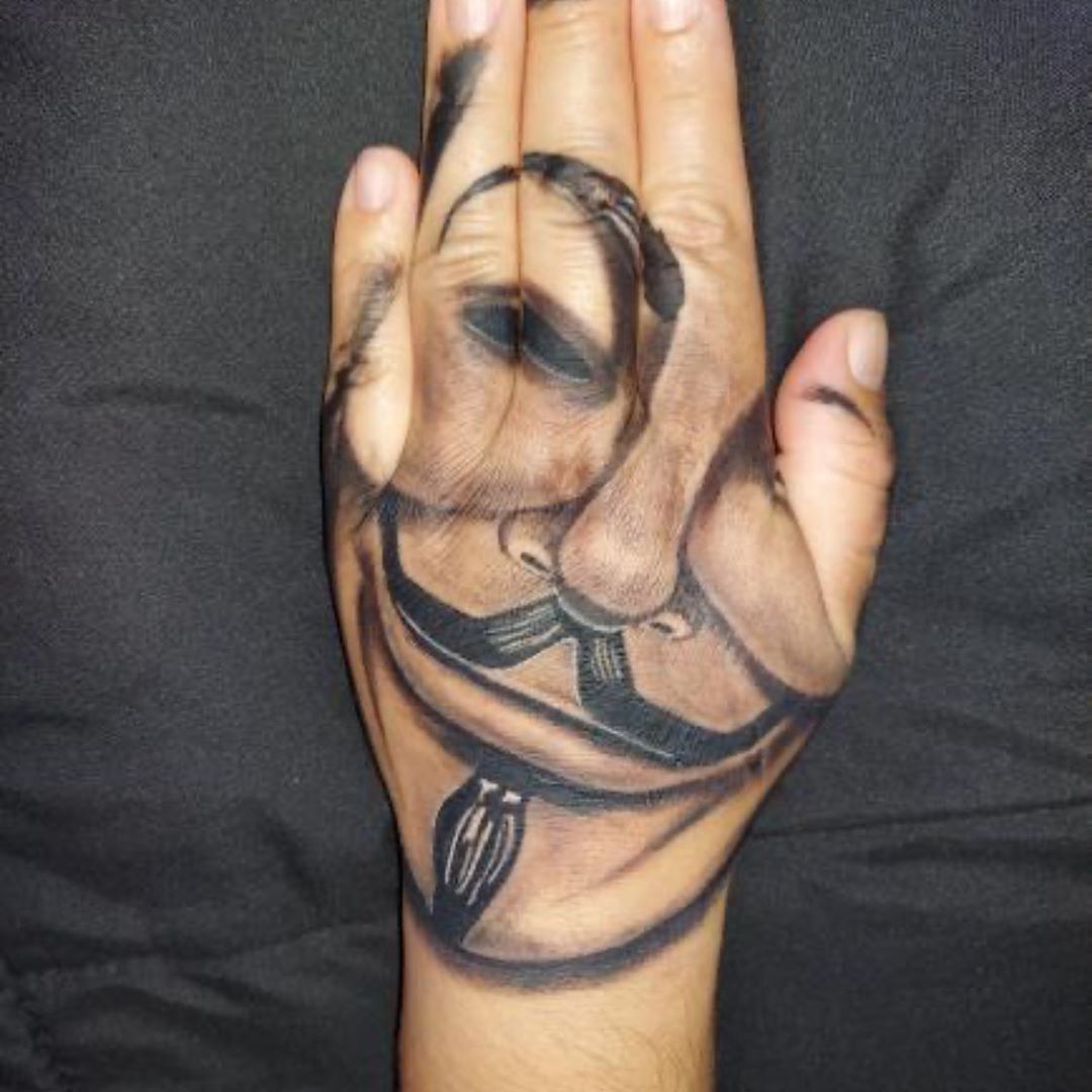 Vendetta] [Anonymous] by Marley ! #vendetta #vforvendetta #mask #hero  #vendetta #alkaline #anonymous #freedom #forever #dc #dccomics  #vendettamask #vendettatattoo #handtattoo #tattoo #tattoos #tattoofiesta  #duluth #georgia #anonymoustattoo ..., image size:1080x1080