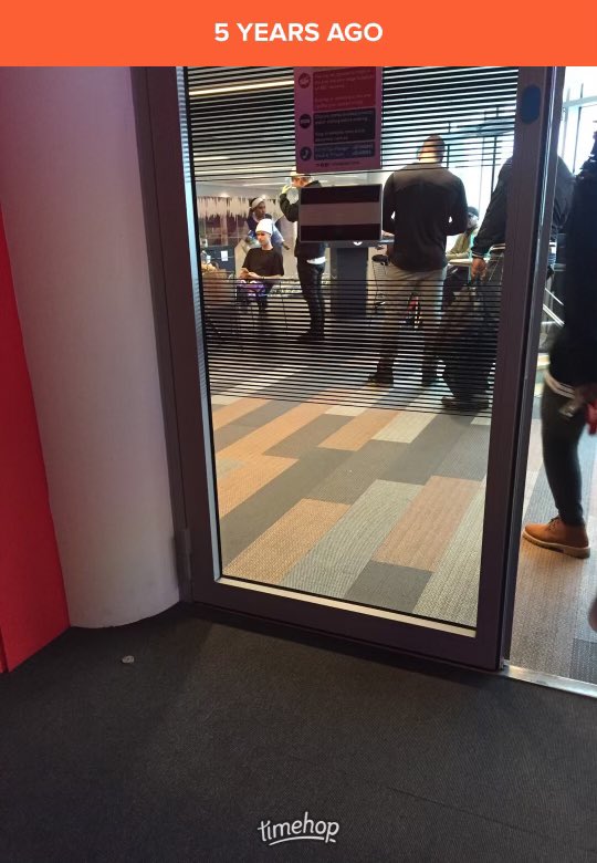 Then she left and  @justinbieber arrived for an interview. He ate Nandos in the office