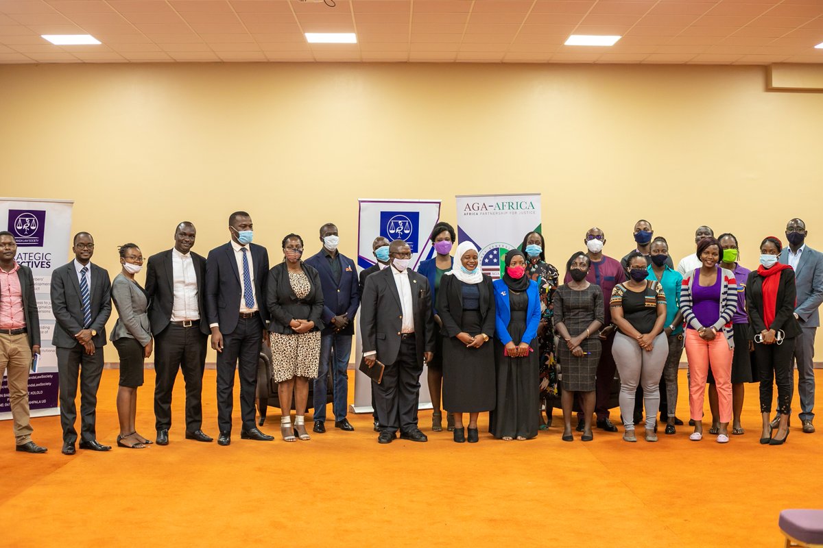 ug_lawsociety's tweet photo. Earlier today the President ULS, Ms. Pheona Nabasa Wall together with the Central region representative to the Executive Council Mr. Faisal Mulalira signed an MOU with the Attorney General Alliance Africa (AGA) in which young lawyers will benefit from several resources &amp; training https://t.co/xsFaHQgTFz