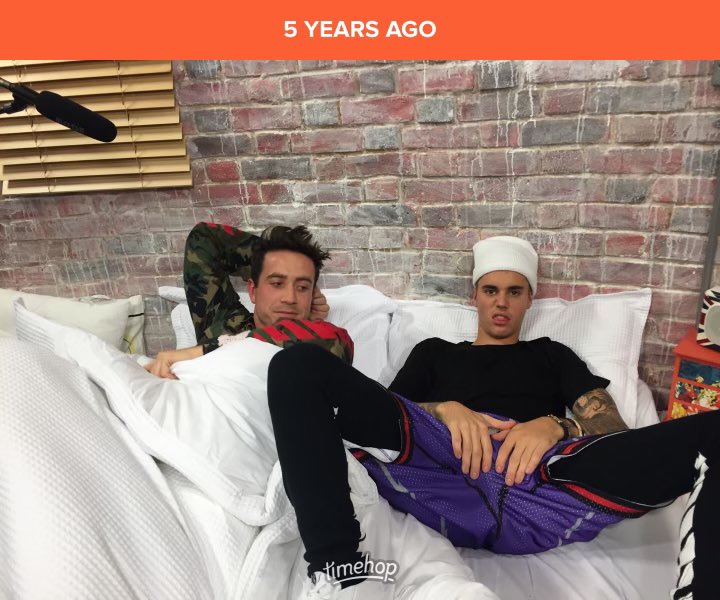 We made him get into bed with  @grimmers