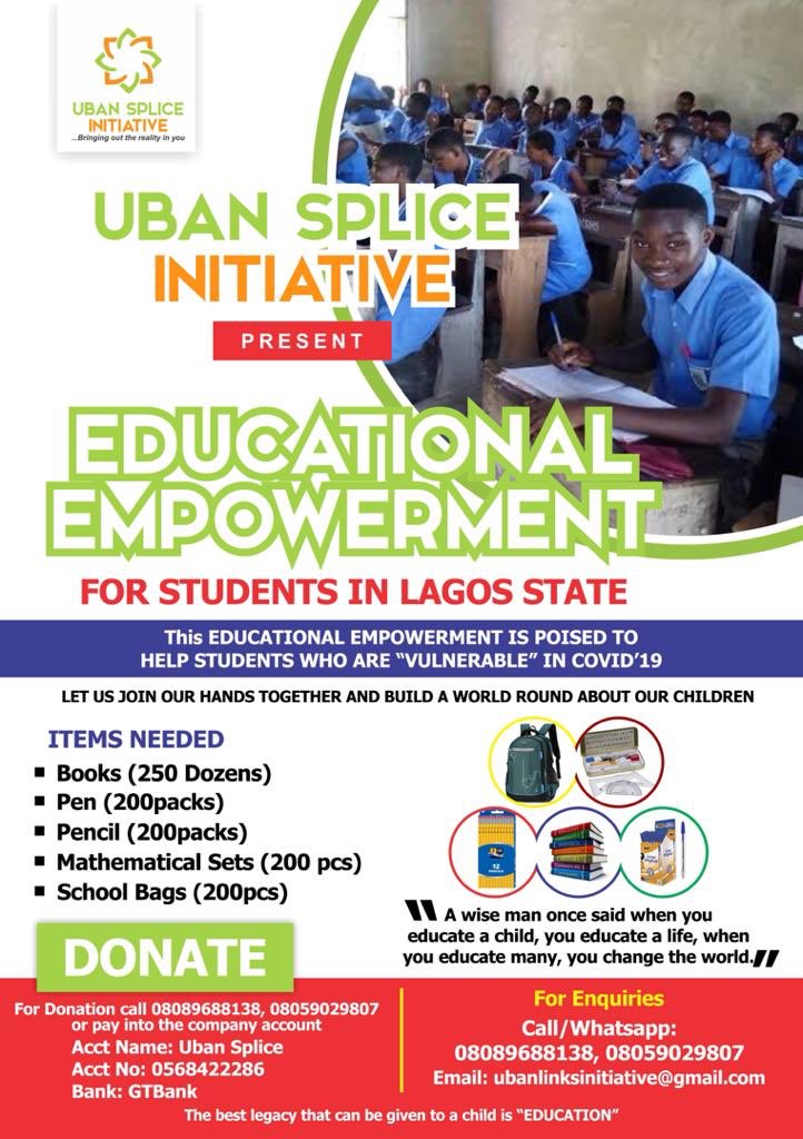 IyamaborR's tweet photo. @DeleMomodu Please sir kindly support our Educational Empowerment program https://t.co/laWDhlCNVL