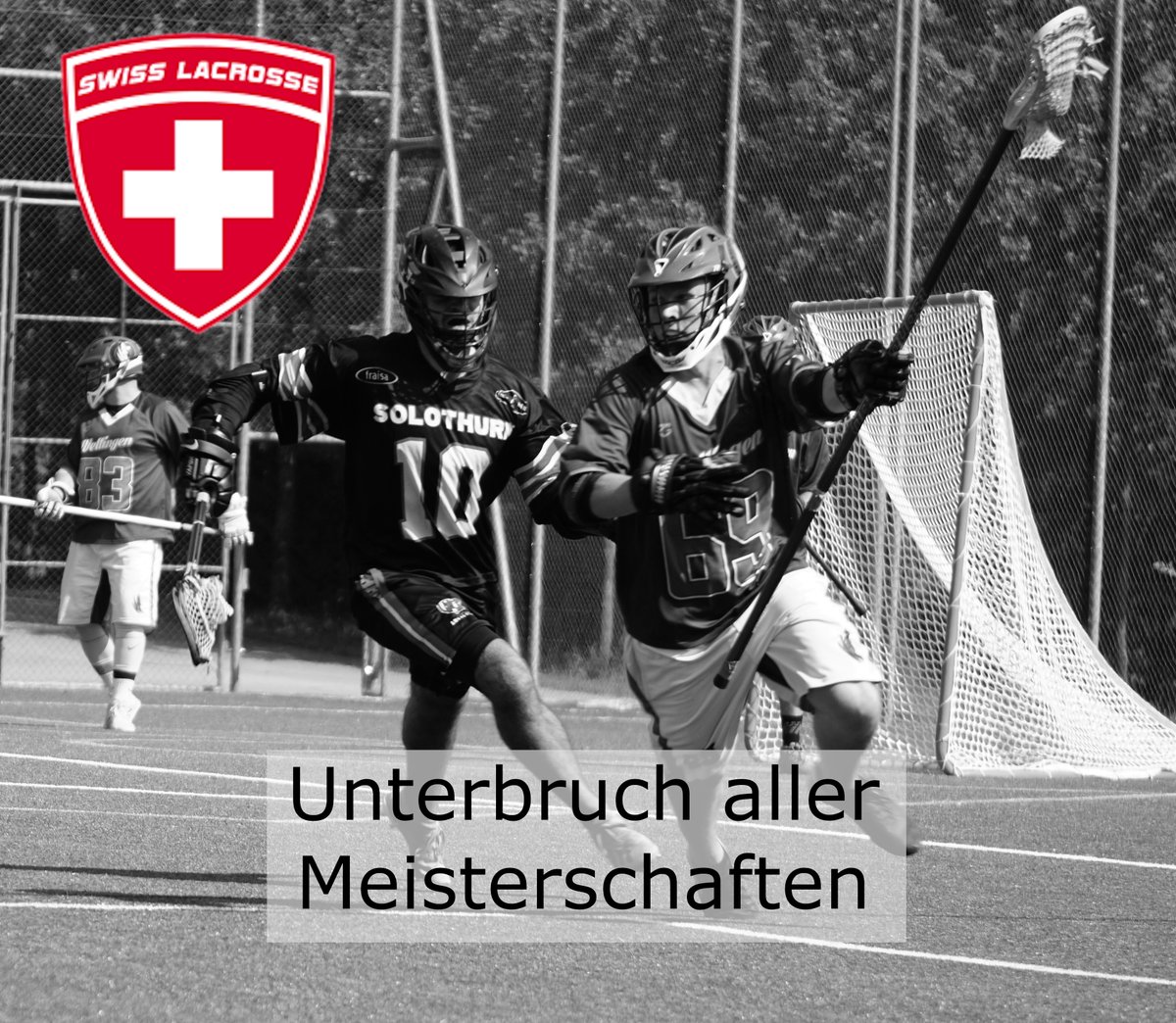 swisslax.ch/news/detailvie… Interruption of all Swiss Lacrosse Leagues and National Team practices:
Swiss Lacrosse decided today to postpone the last games of the Swiss Women’s and Men’s Leagues in 2020. All National Team practices before 30 November 2020 are cancelled as well.