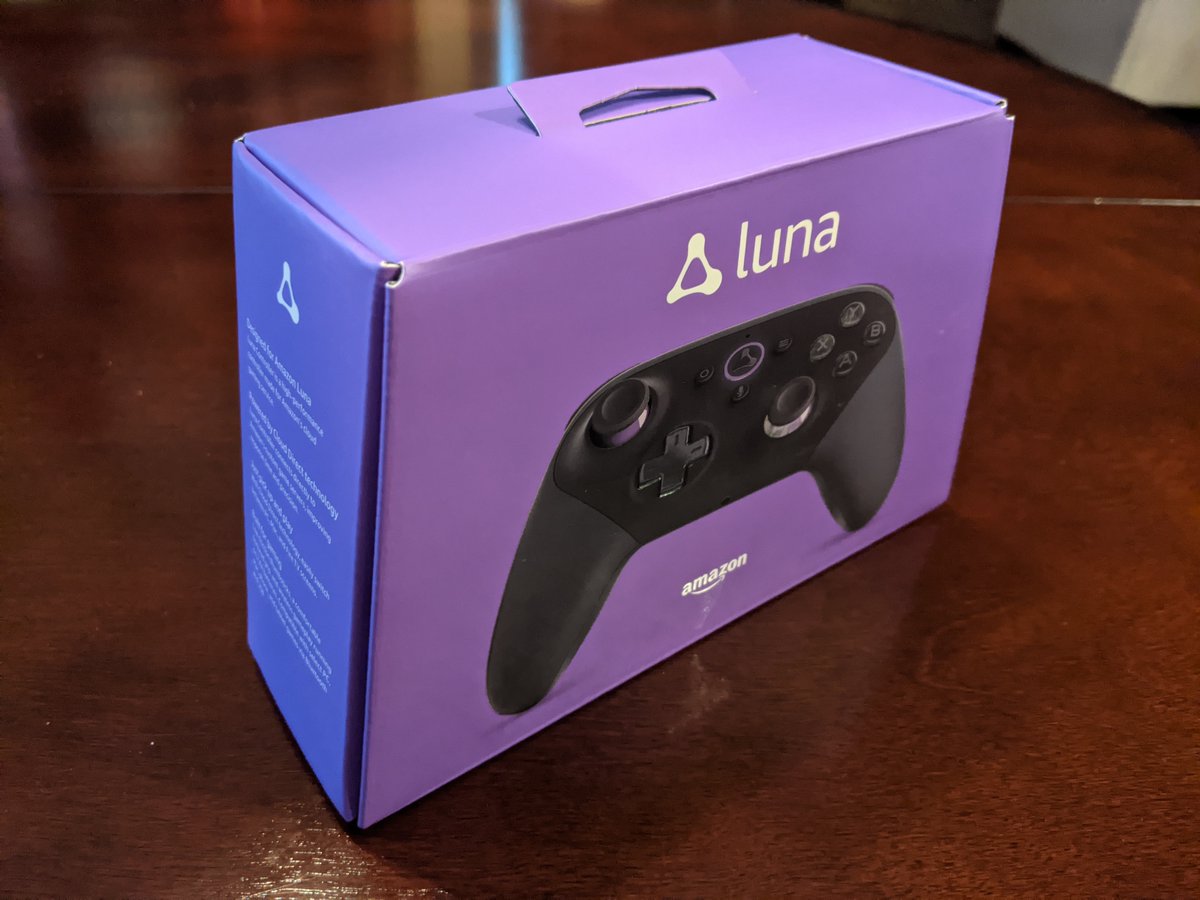 ProDadSkills's tweet photo. It has arrived! Love the packaging, love the feel of the @amazonluna controller and can't wait to try it out tonight! ...more pics in reply
#lunacontroller #amazonluna #CloudGaming https://t.co/z7W4clewVf