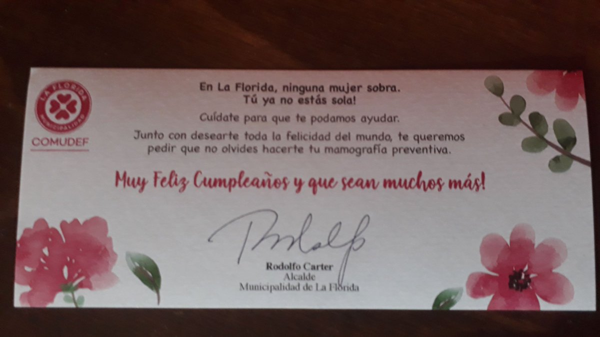 @MuniLaFlorida @rodolfocarter
Deje de hacer proselitismo con plata del Municipio(Comudef) hace mas de 30 años que mi hermana Profesora no vive en esta casa.
@CNNChile @elmostrador @ciper https://t.co/eV4qiJGdJU