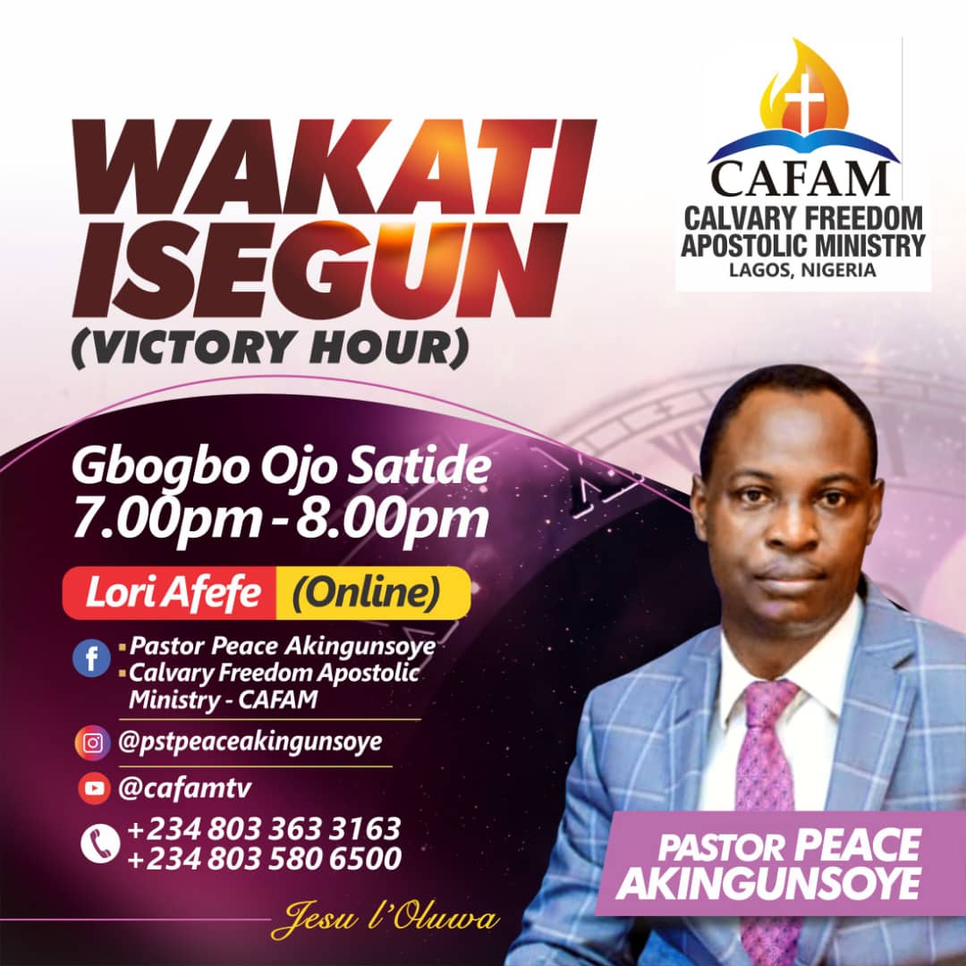 pastorcafam's tweet photo. .Pls don't Miss It and endeavour to share with friends and family who are yoruba speaking audience. 

 *Facebook* link. https://t.co/AOT4uYqtmn

https://t.co/CrDtEm1BC9
And  on *Instagram* handle https://t.co/Ijzcktnqr3

 ISEGUN YIO JE TIYIN LORUKO JESU https://t.co/8drJOzs2pR