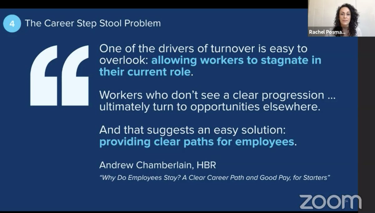 jcoronado1's tweet photo. The career step stool problem - attracting and retaining talent gets tricky 

Setup career ladder for growth and specialization, celebrate diversity of skills in our DesignOps team

#JohnCalhoun @rachelposman #DO2020 #DesignOps https://t.co/t7ka4rVLRq