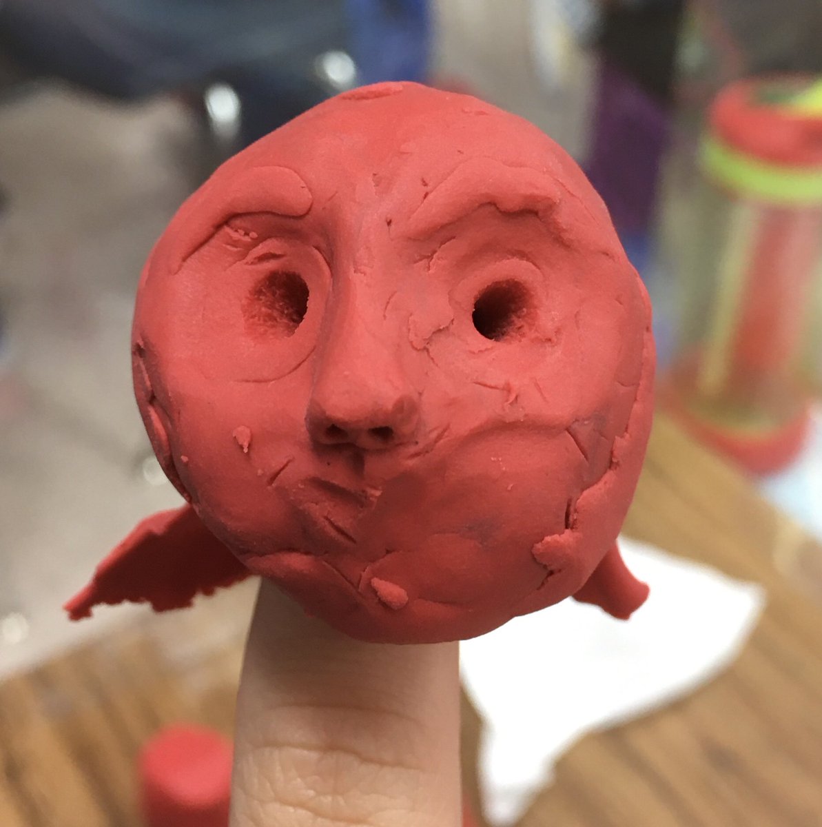 lizamcART's tweet photo. #FunwithClay #3Dforms #NAVProud @NavarroLISD #LoveMyLISD #puttingARTinLockhART @LockhartISD Navarro young artists were so excited to finally use clay this week. After learning to make basic 3D forms students had some free clay time to create some masterpieces. https://t.co/aMtl9o1t00