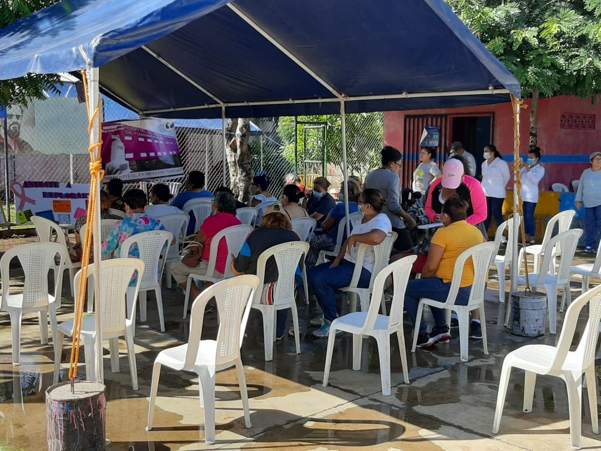 edu22caceres's tweet photo. Hoy la comunidad de las Jaras en San Rafael del Sur fue protagonista de la atención en Salud mi hospital en mi comunidad, como política del buen gobierno de nuestro Presidente comandante Daniel Ortega. https://t.co/iXJeQmSmIS