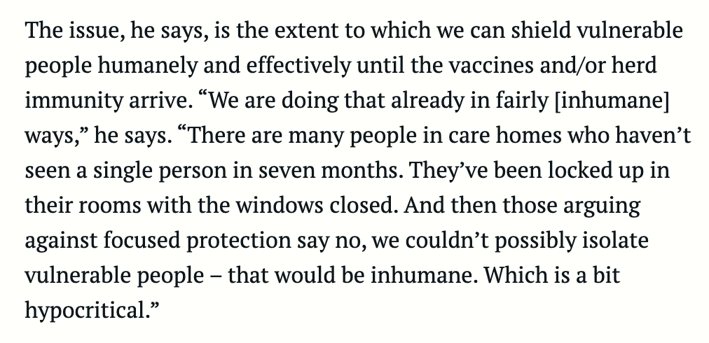 whether we like it or not, we will reach herd immunity. Unfortunately, we have chosen to reach it in the most painful and costly way- by suppressing transmission in the young and healthy who are mostly not affected by the disease. 7/n @BallouxFrancois