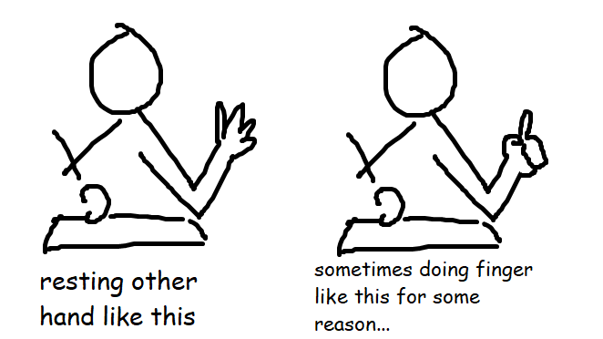 Idk if this is like, adhd thing or if smth is really weird with me. But has anyone just, do this when drawing 