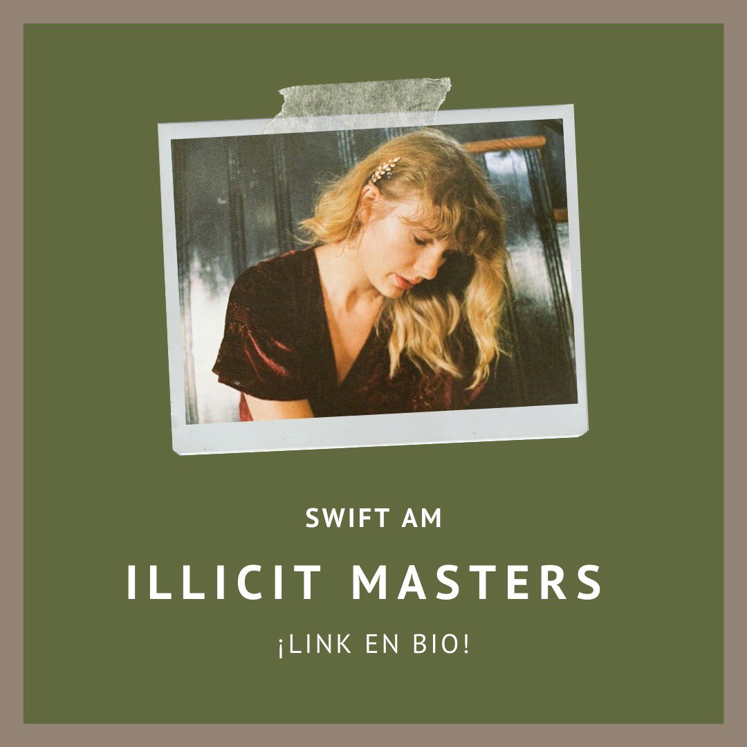 TSwiftAM's tweet image. ¡Hola hola!👋🏼

Hoy, para compensar nuestra ausencia, les traemos un capítulo DOBLE donde analizamos una de nuestras canciones favoritas de folklore: illicit affairs. 🔥