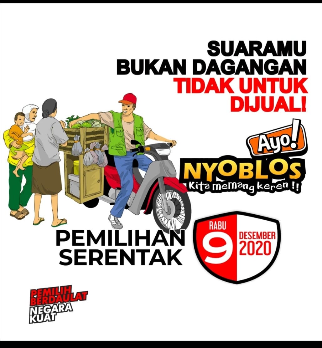 Suaramu nilainya mahal soo jangan diobral murah yaa...

#pilbupwonogiri2020
#Pilkada2020 
#BersamaLawanCorona