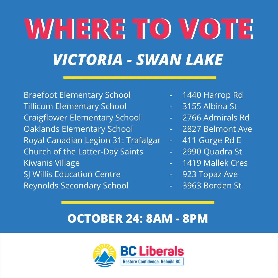 somerville4bc's tweet photo. ✨Tomorrow is the day ✨Please get out and vote! Remind your family, friends, neighbours, &amp; acquaintances! 

#bcpoli #bcelxn2020 #RestoreConfidenceRebuildBC #yyj https://t.co/DRrCp0Bsi6