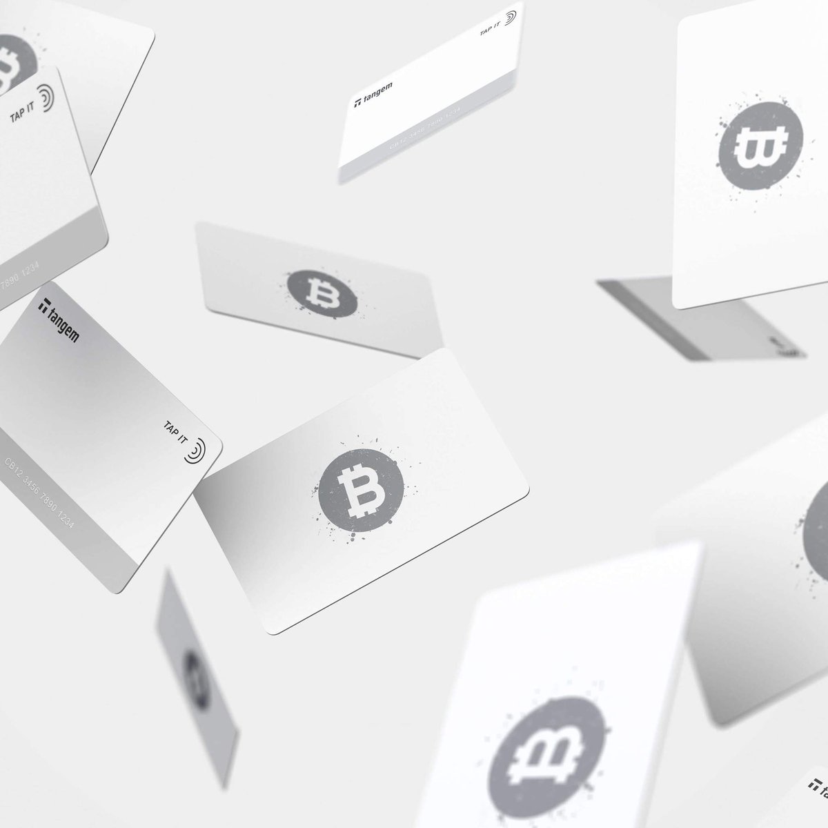 First get some  @tangem cards, they're  #bitcoin   hardware wallets that cost just $5 each and scan via NFC to your mobile phone. Carry one in your pocket.