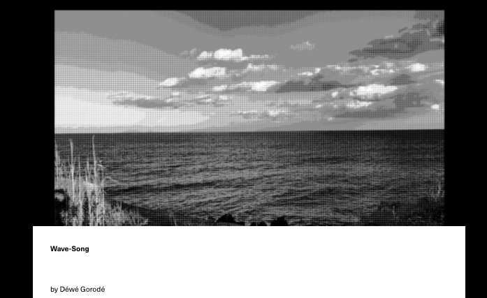 artandaus's tweet photo. ‘Seul le clapotis sans fin des vagues
au-delà des barbelés
berce notre sommeil enfermé aux aguets’
‘Only the endless wave-song
beyond the barb-wire
is a lullaby that rocks our enclosed and watchful sleep’
from Déwé Gorodé Wave-Song
@lisaradford @YhonnieS 
https://t.co/HfPYVfm8N3 https://t.co/re2loWITxB