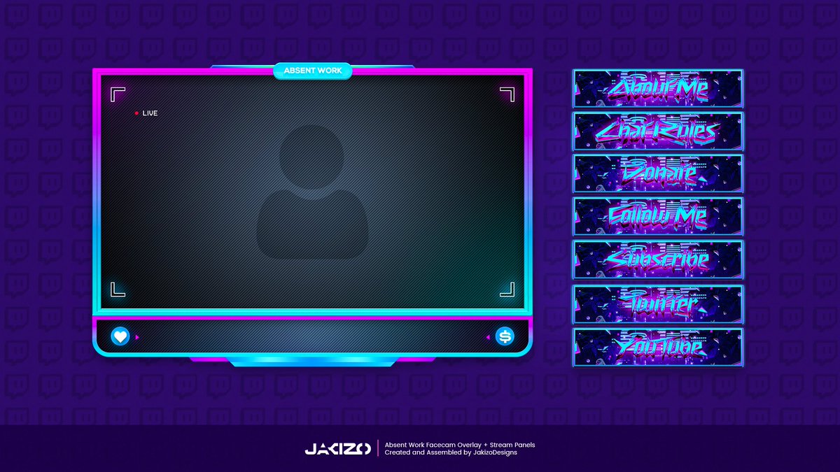 Client Project | Retro Theme Social Media Package for <a href="/Absent_Work/">Absent Work</a>
All support/feedback is greatly appreciated!

In need of one like this? DM me to get started asap!📨
View my work: be.net/jakizodesigns