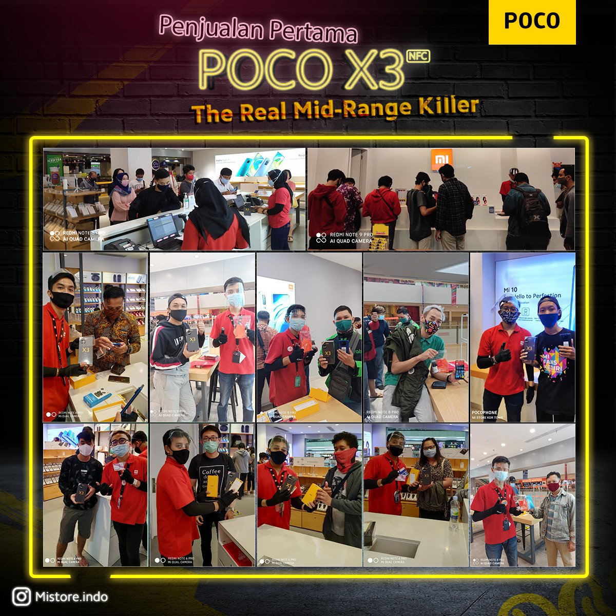 atytse's tweet photo. Happy weekend! #POCOX3 off to a flying start. If you have plans going to malls this weekend (remember to wear masks), do stop by Mi Stores and see #RealMidrangeKiller π₯π₯
#POCOCult #Bold #Disruptive #Different #MiStores https://t.co/BU4NzrHrc2
