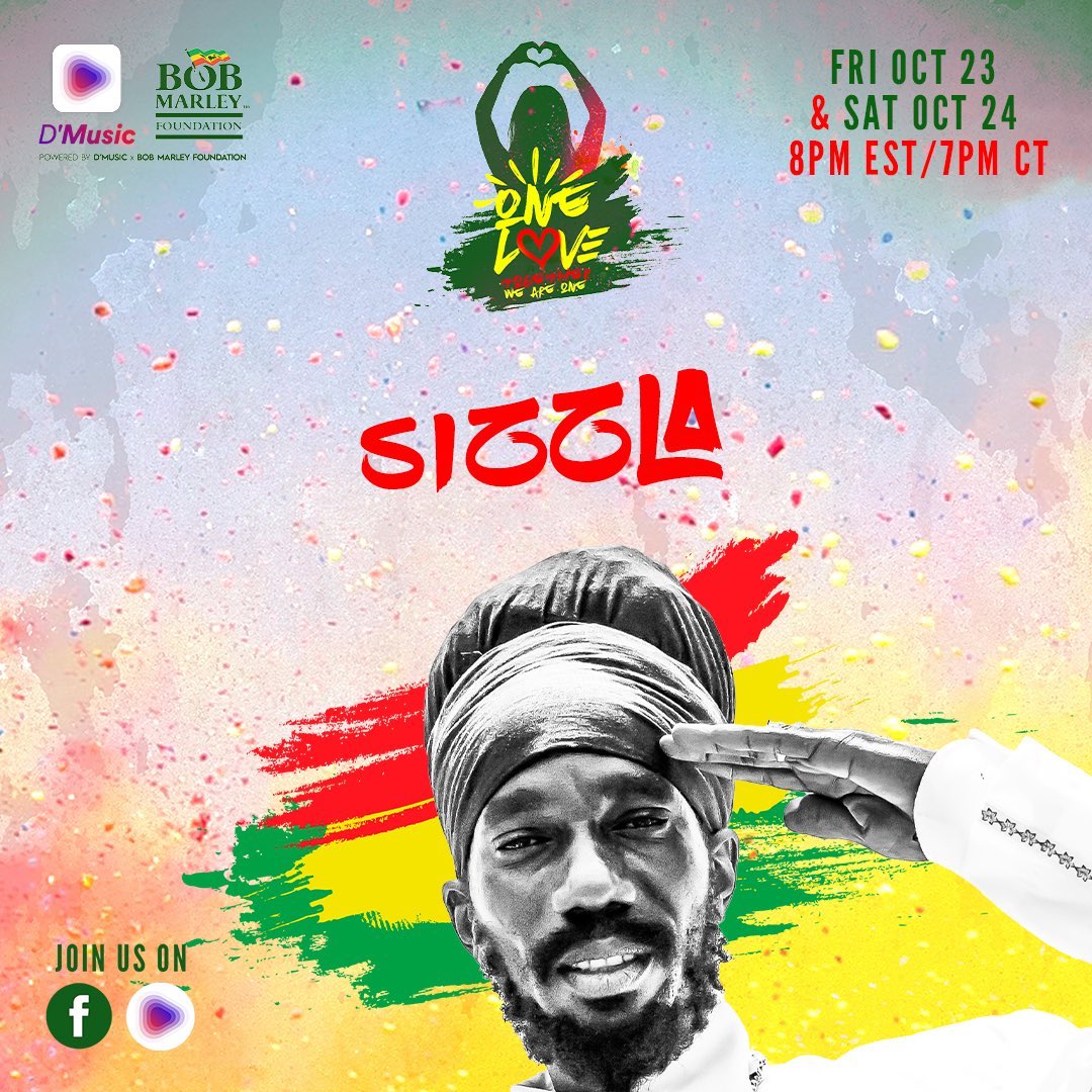 Annnnddd the performance you’ve all been waiting for! @SizzlaKalonji closes Night 1 of the #OneLoveTogether concert. 🔥🔥🔥🔥 Stream it in HD on D’Music & our Facebook page. #DigicelBetterTogether facebook.com/DigicelJamaica…