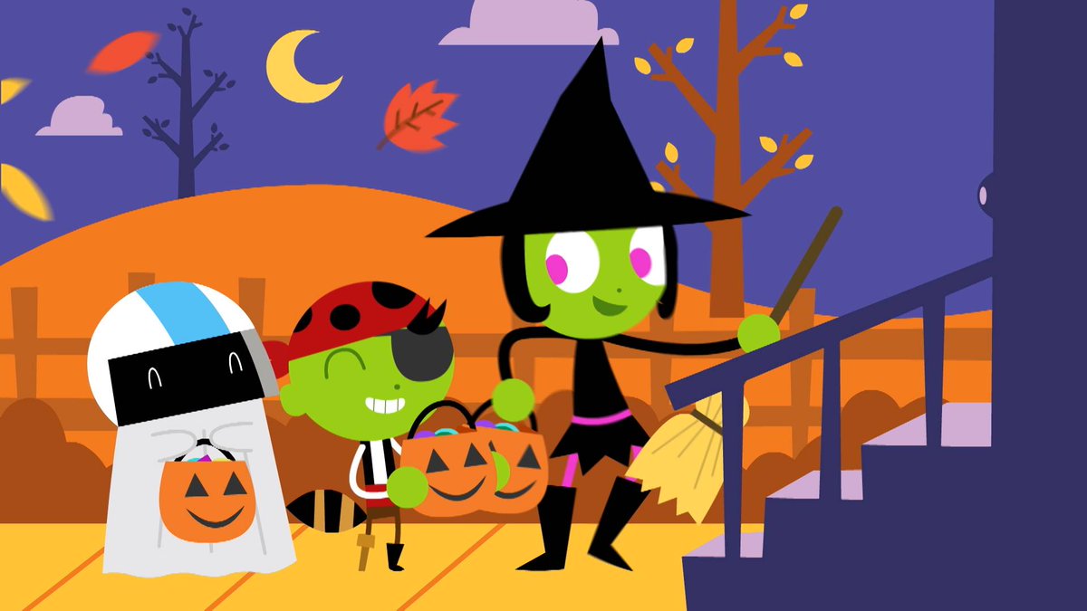 MyPBSNC's tweet photo. What is your child planning to dress up as for Halloween? Get inspired by some of our favorite @pbskids characters! 🎃 #rootle #pbskids #halloween2020 https://t.co/oSzJSiegcL