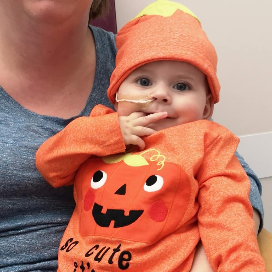 MajellaSpang's tweet photo. @janbartspang cutest pumpkin ever   
#dilatedcardiomyopathy #gonetoosoon #heartbaby #heartbroken #amazingalice https://t.co/vssUnCutWh