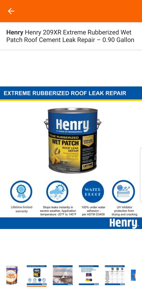 RobHenryCo's tweet photo. Alot of rain and heavy winds came thru Mid Michigan & Northern MI yesterday and today. Grab #HenryWetPatch at your local @HomeDepot @Scott_Nappi @HDLutz @197HD @AriannaJacks https://t.co/besHfDJiwH