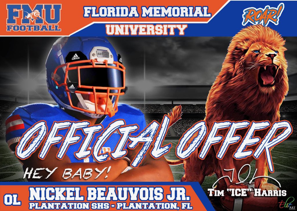 Bless to receive my first offer from Fmu <a href="/B_Wash72/">Coach Wash</a> <a href="/coachcobb954/">James Cobb</a> <a href="/PHSColonelsFB/">Plantation Football</a>