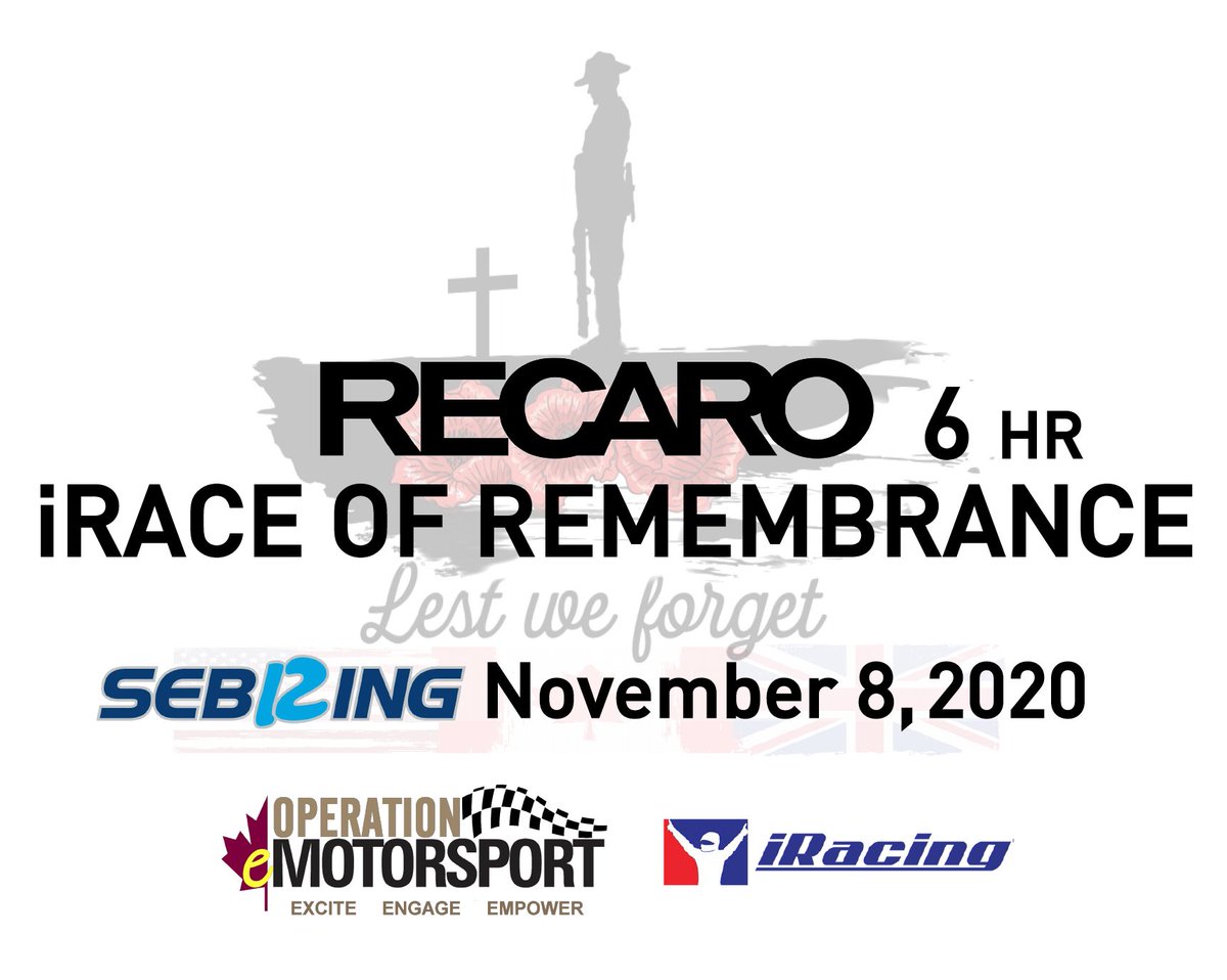 JasonL_OpMo's tweet image. Attention Sim Racers - @opsmotorsport
 is hosting a 6-hour endurance race. We have plenty of team openings. Please contact me for additional details.

operationmotorsport.org/irace-of-remem…

#iracing #eSports #VeteransDay #RemembranceDay #enduranceracing #IMSA #GTSportsClubAm #RECAROAutomotive