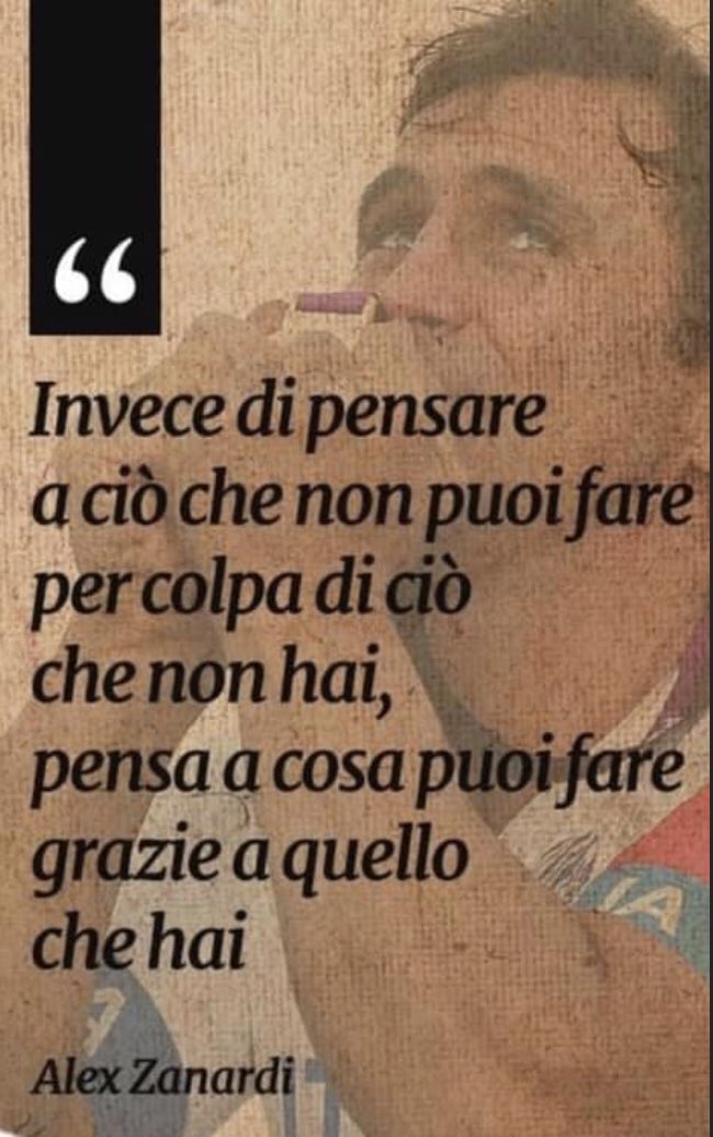 MatteoGentile14's tweet photo. “Instead of thinking of what you can’t do because of what you’re missing, think of what you CAN do with what you already have “

Today, more than ever... THANK YOU ALEX, you are my hero !!! 
#inspiration 
#staypositive 
#strongmind 
#loveyourself 
#namaste https://t.co/yAeCXKTrkI