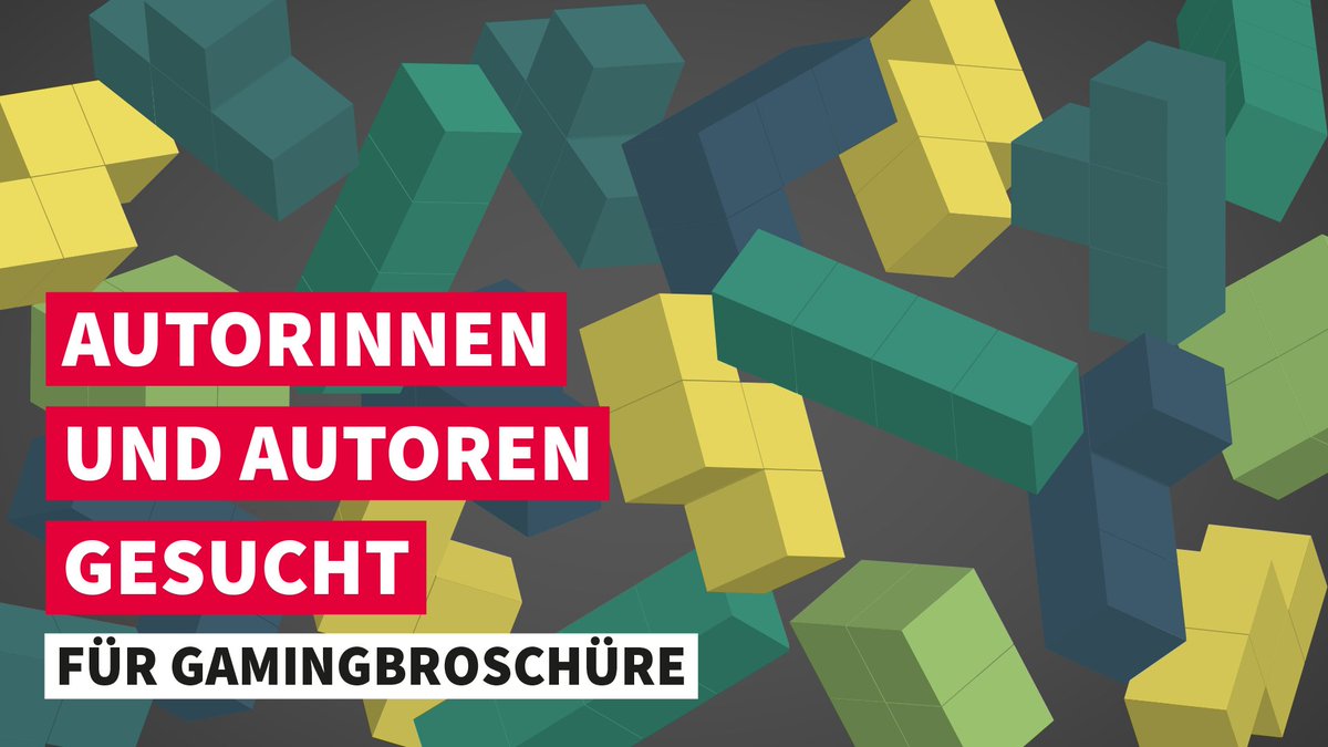 CVJM (@cvjm) on Twitter photo Computer und Konsole zocken und Glaube ist für dich ein perfekter Mix?
#CVJM sucht Autoren für eine Gaming-Broschüre.
Abgabefrist ist 15.01.2021. Ansprechpartner ist <a href="/RubenUllrich/">RubenUllrich</a>. Weitere Informationen im „Call for papers“ nextcloud.cvjm.de/s/call-for-pap…
#levelup
#cvjm Computer und Konsole zocken und Glaube ist für dich ein perfekter Mix?
#CVJM sucht Autoren für eine Gaming-Broschüre.
Abgabefrist ist 15.01.2021. Ansprechpartner ist <a href="/RubenUllrich/">RubenUllrich</a>. Weitere Informationen im „Call for papers“ nextcloud.cvjm.de/s/call-for-pap…
#levelup
#cvjm